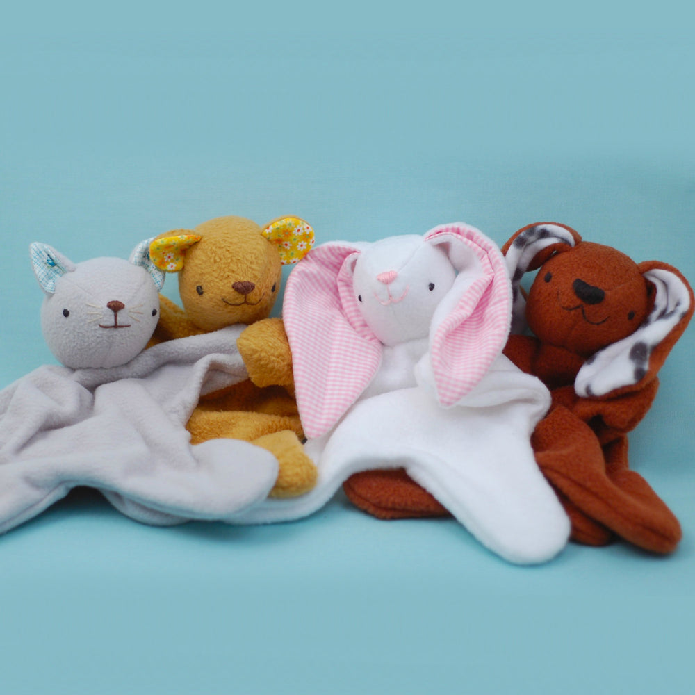 Lovey Dovey Kitty Bear Bunny Puppy PDF Sewing Pattern For Baby Lovies