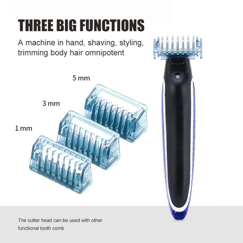MicroSolo™ Rechargeable 3 in 1 Trim Shaver