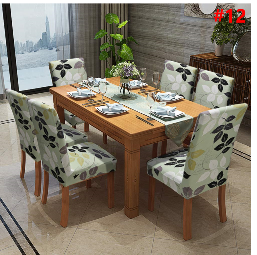SlipPerfect Chair Cover - Dining Room Kitchen Protector Waterproof Stretch Pet Proof Slipcover