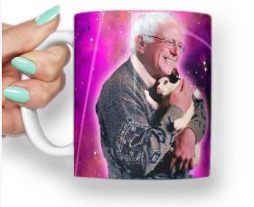 Bernie Sanders Cat Funny Meme Mug - 11 oz. or 15 oz. Mug