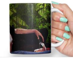 Ian Malcolm Jeff Goldblum Topless Funny Meme Mug - 11 oz. or 15 oz. Mug