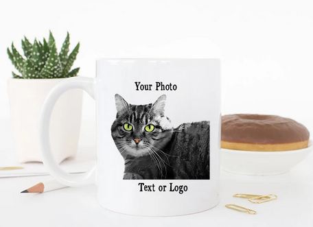 Personalized Mugs with Pictures - 11 oz. or 15 oz. Mug