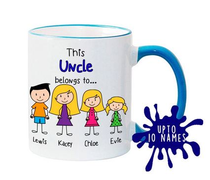Personalized Uncle Family Mug - 11 oz. or 15 oz. Mug