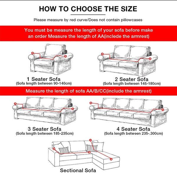 SlipPerfect Sofa Cover - Couch Sectional Protector Waterproof Stretch Pet Proof Slipcover