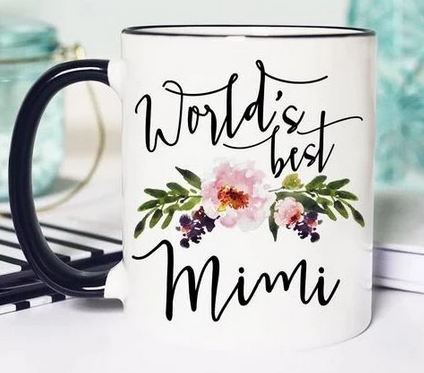 Worlds Best Mimi Coffee Mug For Grandma - 11 oz. or 15 oz. Mug