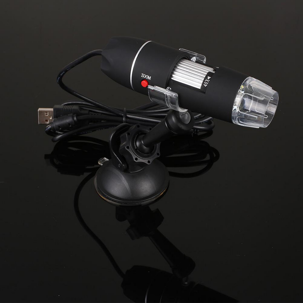 1000X Zoom 1080p Microscope Camera - HD USB Digital Endoscope Magnifier, Works on Mac, PC, iPhone, Android
