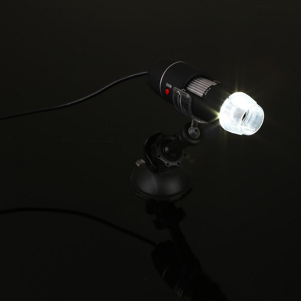 1000X Zoom 1080p Microscope Camera - HD USB Digital Endoscope Magnifier, Works on Mac, PC, iPhone, Android