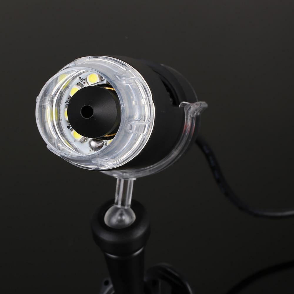 1000X Zoom 1080p Microscope Camera - HD USB Digital Endoscope Magnifier, Works on Mac, PC, iPhone, Android