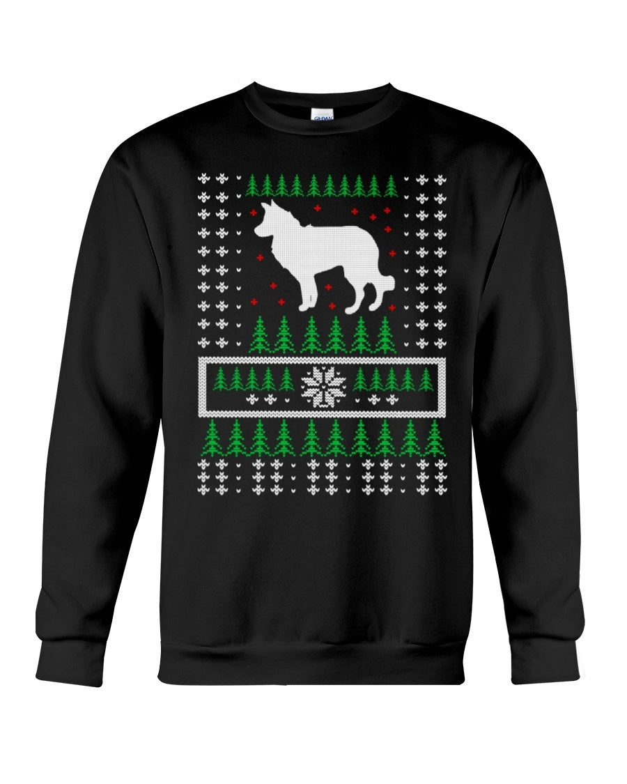 Wolf Pine Trees Gift Sweater - Unisex - Sizes Small to 5XL Ugly Christmas Sweater