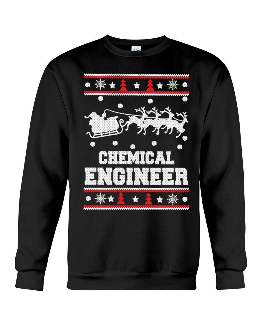Chemical Engineer Crewneck Sweatshirt - Unisex - Sizes Small to 5XL Ugly Christmas Sweater
