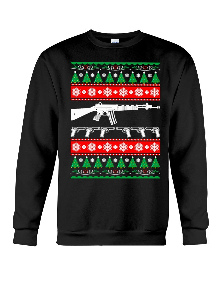 Galil ARM Crewneck Sweatshirt- Unisex - Sizes Small to 5XL Ugly Christmas Sweater