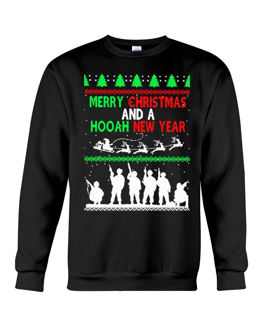 Squad Army Crewneck Sweatshirt - Unisex - Sizes Small to 5XL Ugly Christmas Sweater