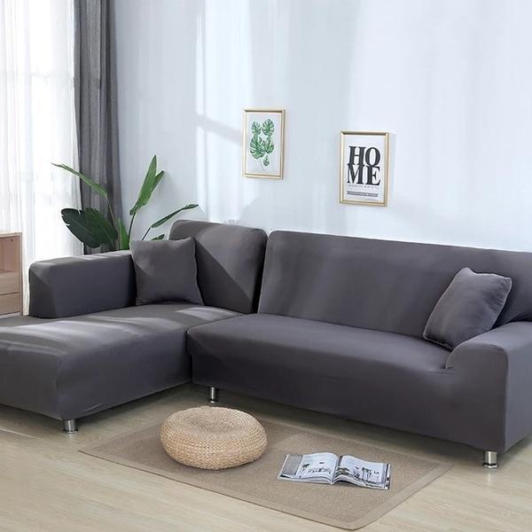SlipPerfect Sofa Cover - Couch Sectional Protector Waterproof Stretch Pet Proof Slipcover